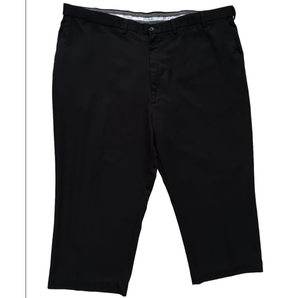 Men's Haggar Black Dress Pants Size 46 32